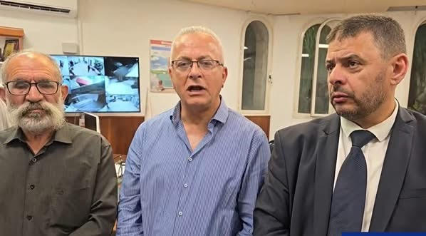 وفد من مدينة اللد  بزيارة لجلجولية لاعقاب الاعتداء على طلاب جلجولية في اللد